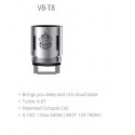 Smok TFV8  V8-T8 Octuple Ersatz Coils 0.15 Ohm, 3 Stück