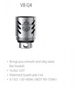 Smok TFV8  V8-Q4 Quadruple Ersatz Coils 0.15 Ohm, 3 Stück