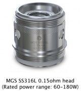 Joyetech Ornate MGS SS316L Coil 0,15 Ohm, 5 Stück