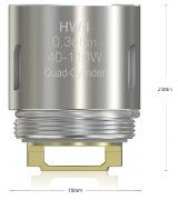 Eleaf HW4 Quad Cylinder 0,3 Ohm, 5 Stück