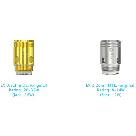 Joyetech EX  0,5 - 1,2 Ohm, 5 Stück