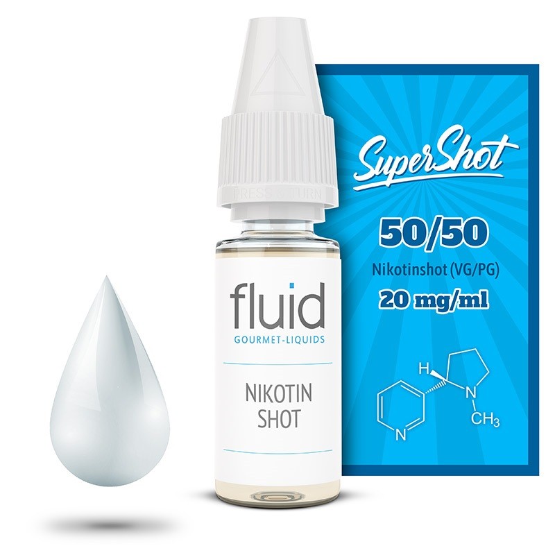 Base Shot, 5 x 10 ml, 20 mg/ml, PG 50 % / VG 50 %
